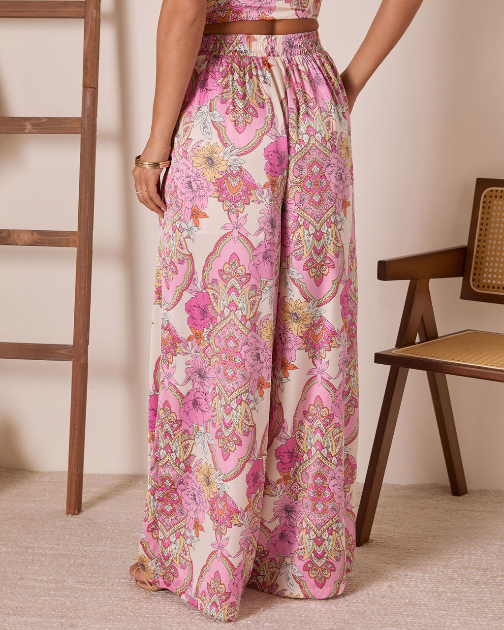 Monie Floral Wide Leg Pants
