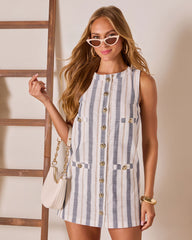 Susane Vest Linen Mini Dress