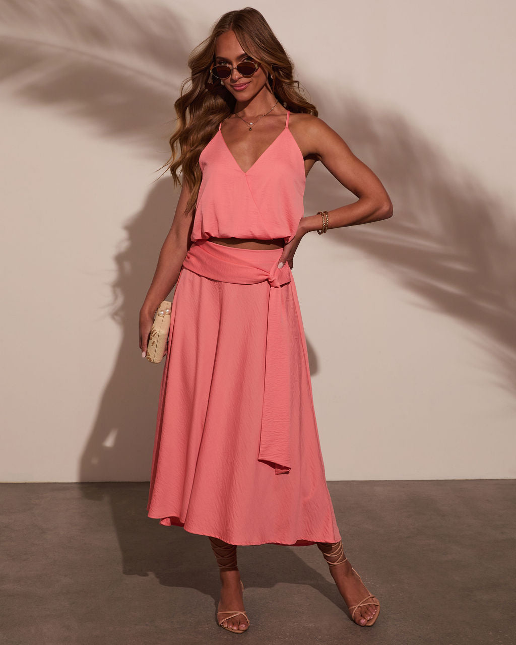 Sharena Surplice Crop Top