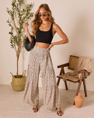 Mystic Wanderer Wide Leg Printed Pants