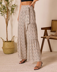 Mystic Wanderer Wide Leg Printed Pants
