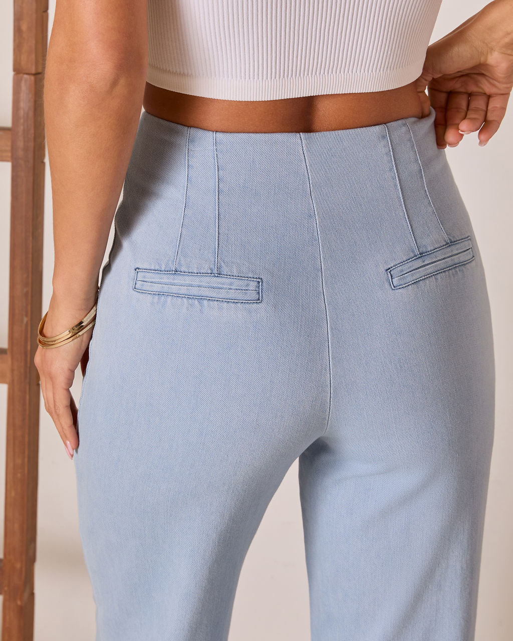 Lianne High Rise Denim Pants