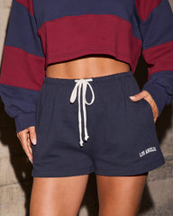 Preppy Cool LA Drawstring Shorts
