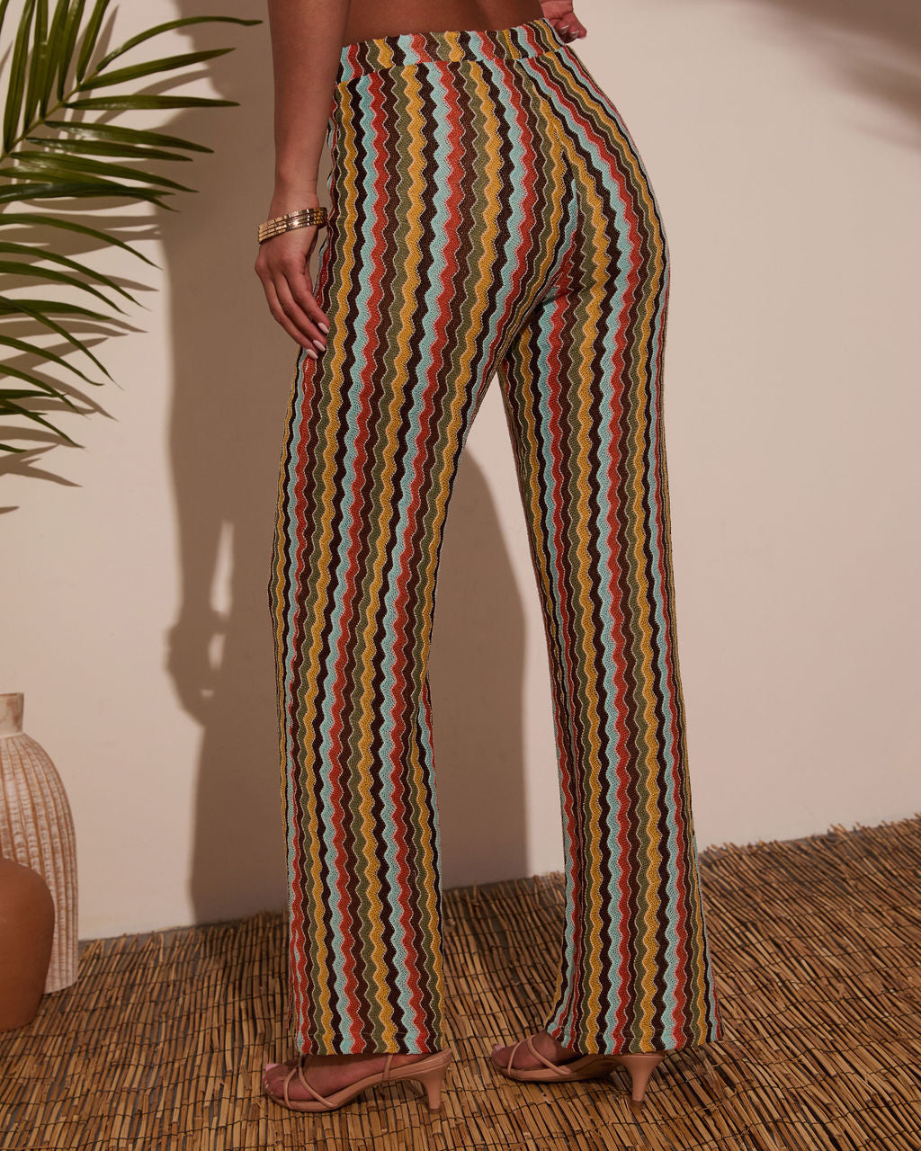 Jonah Striped Coverup Crochet Pants