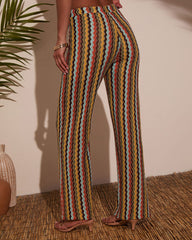 Jonah Striped Coverup Crochet Pants