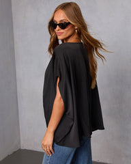 Mallena Slit Sleeve Top