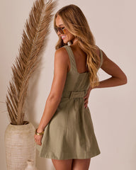 Nida Waist Belt Mini Dress