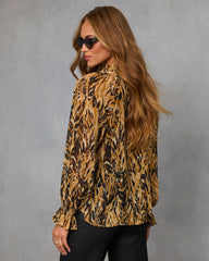 Vestine Print Button Down Top