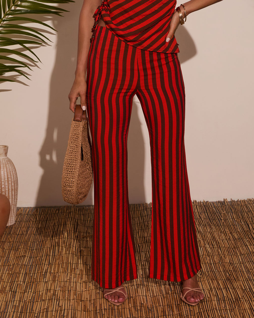 Celina Striped Wide Leg Pants