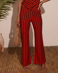Celina Striped Wide Leg Pants