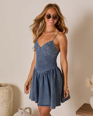 Paulena Denim Mini Dress