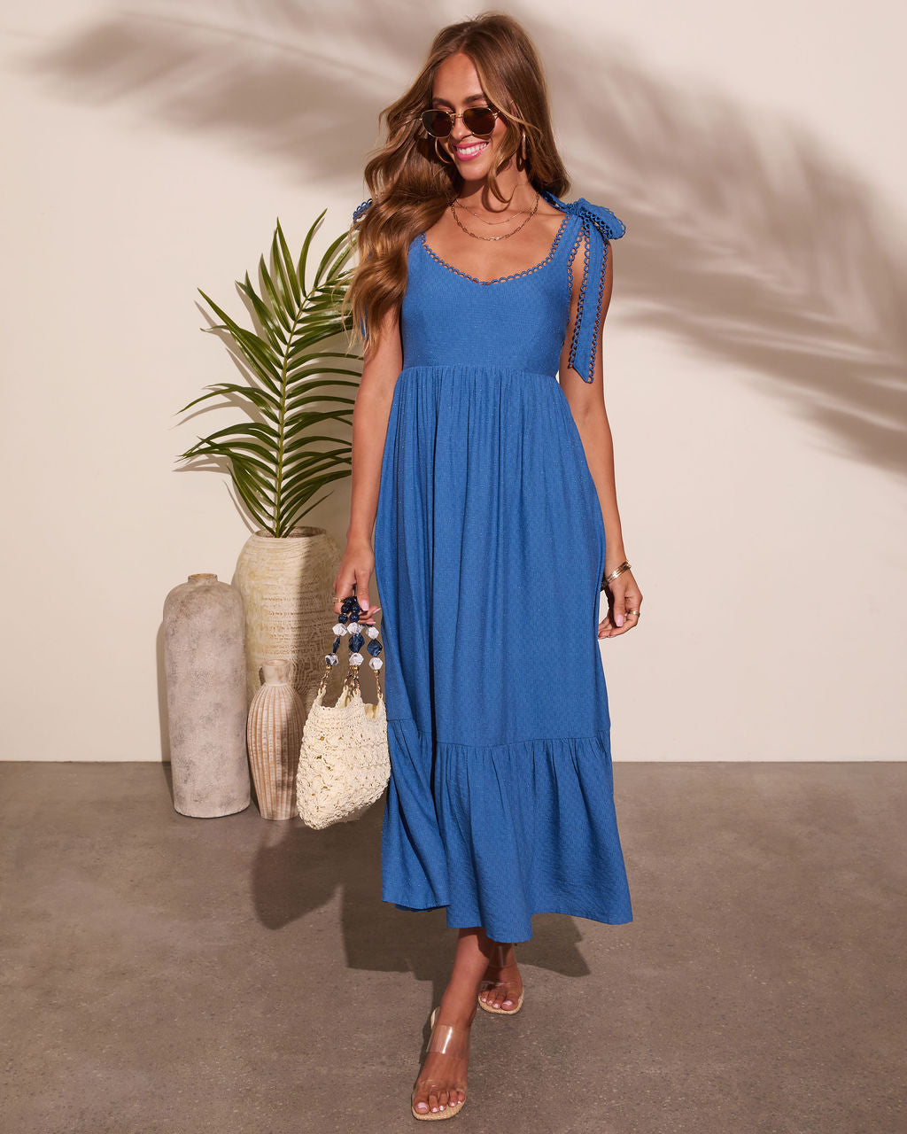 Emie Tiered Midi Dress