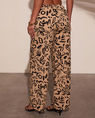 Carriena Abstract Print Pants