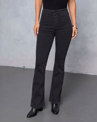 Dorian Super Stretch High Rise Flare Jeans