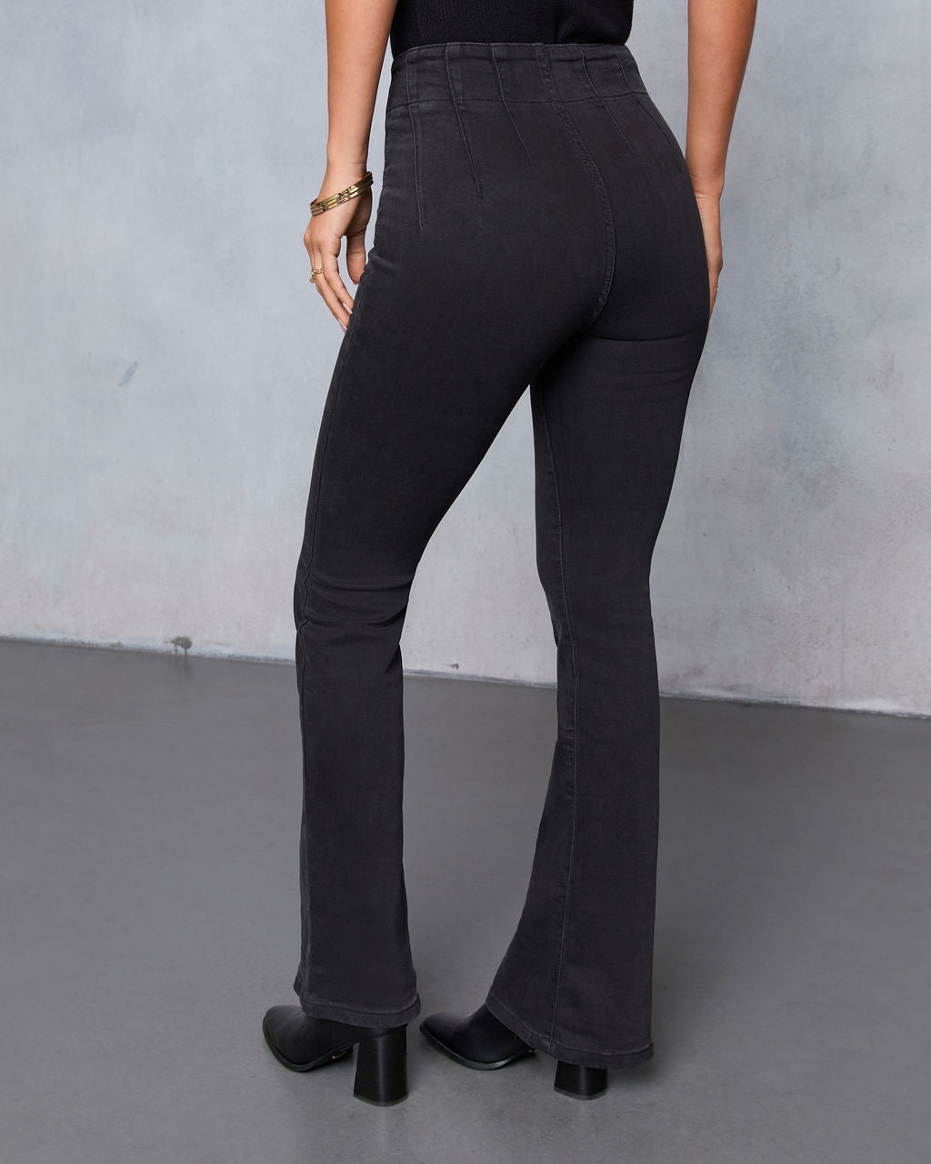 Dorian Super Stretch High Rise Flare Jeans