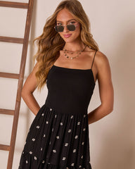 Moonflower Tiered Floral Maxi Dress