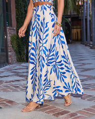 Coastal Reverie Tropical Maxi Skirt