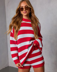 Galilea Striped Knit Shorts