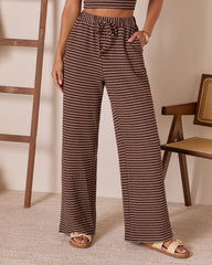 Josefina Striped Drawstring Pants