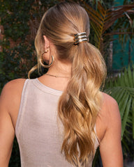 Golden Letters Layered Hair Cuff