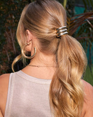 Golden Letters Layered Hair Cuff