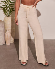 Lost In Laguna Knit Wide Leg Pants
