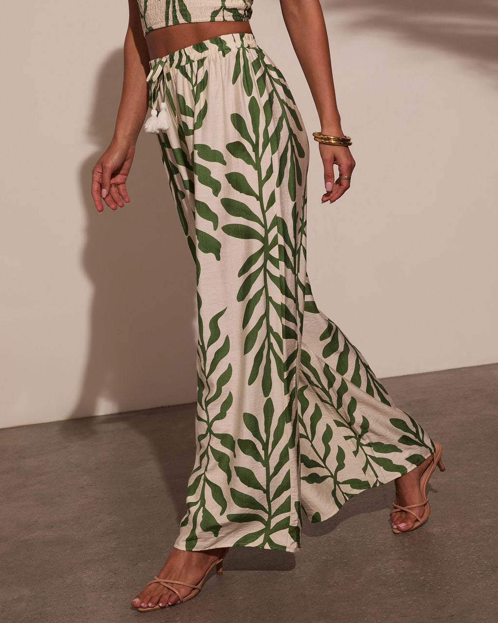 Sol Escape Tropical Drawstring Pants