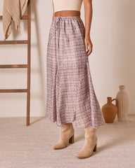Range Romance Drawstring Maxi Skirt