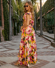 Floral Serenade Floral Maxi Dress