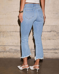 Keanu Super Stretch Crop Kick Flare Jeans