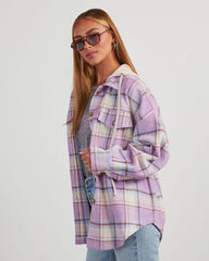 Vaughn Plaid Hooded Shacket