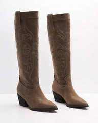 Vinny Knee High Western Boot