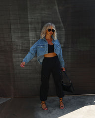 Jorise Cropped Denim Jacket
