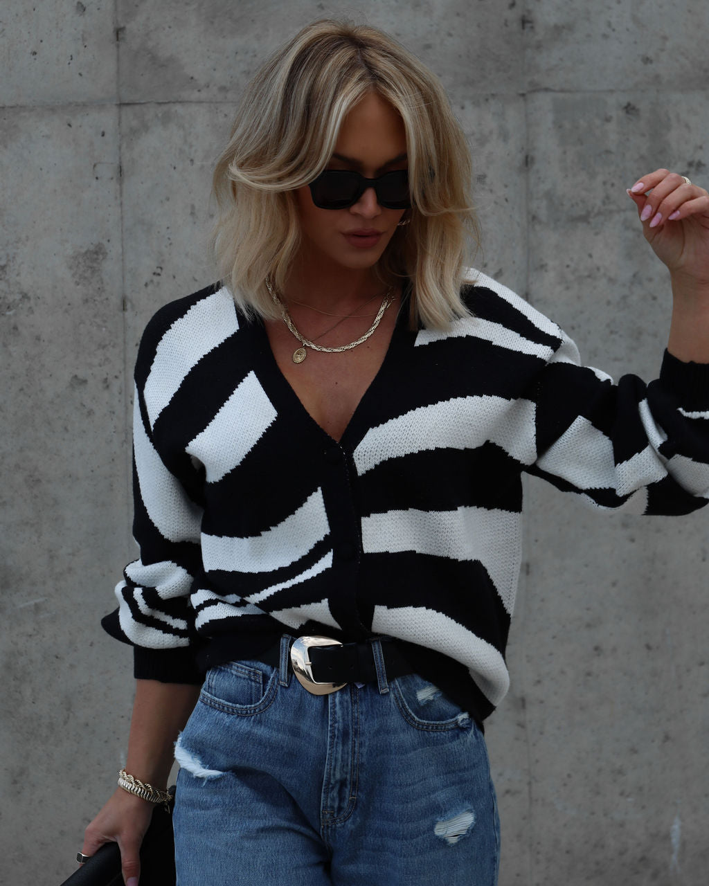 Outside The Box Knit Button Front Cardigan