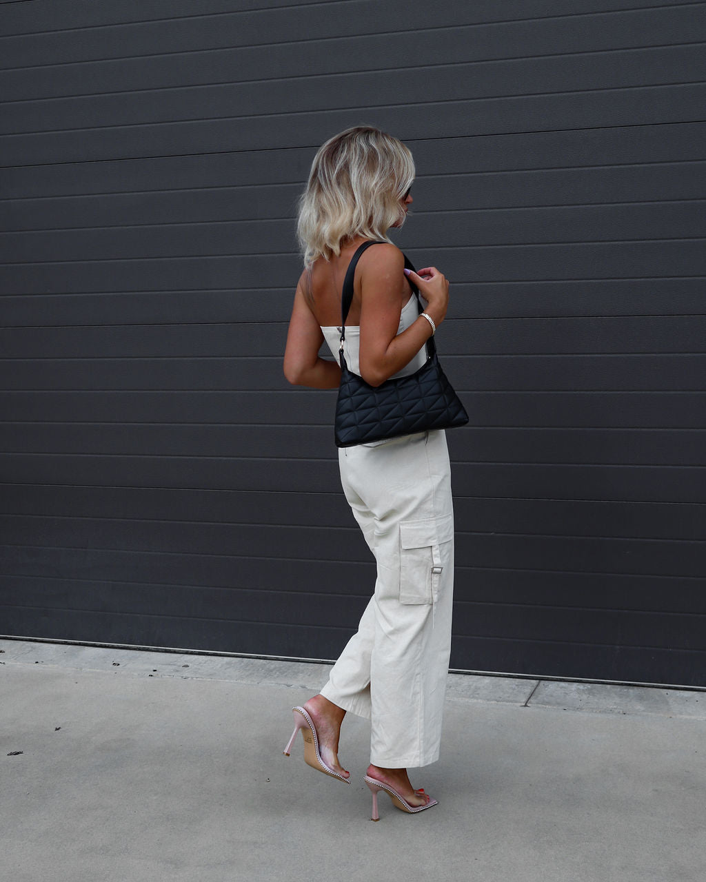 Marquette Strapless Cargo Jumpsuit